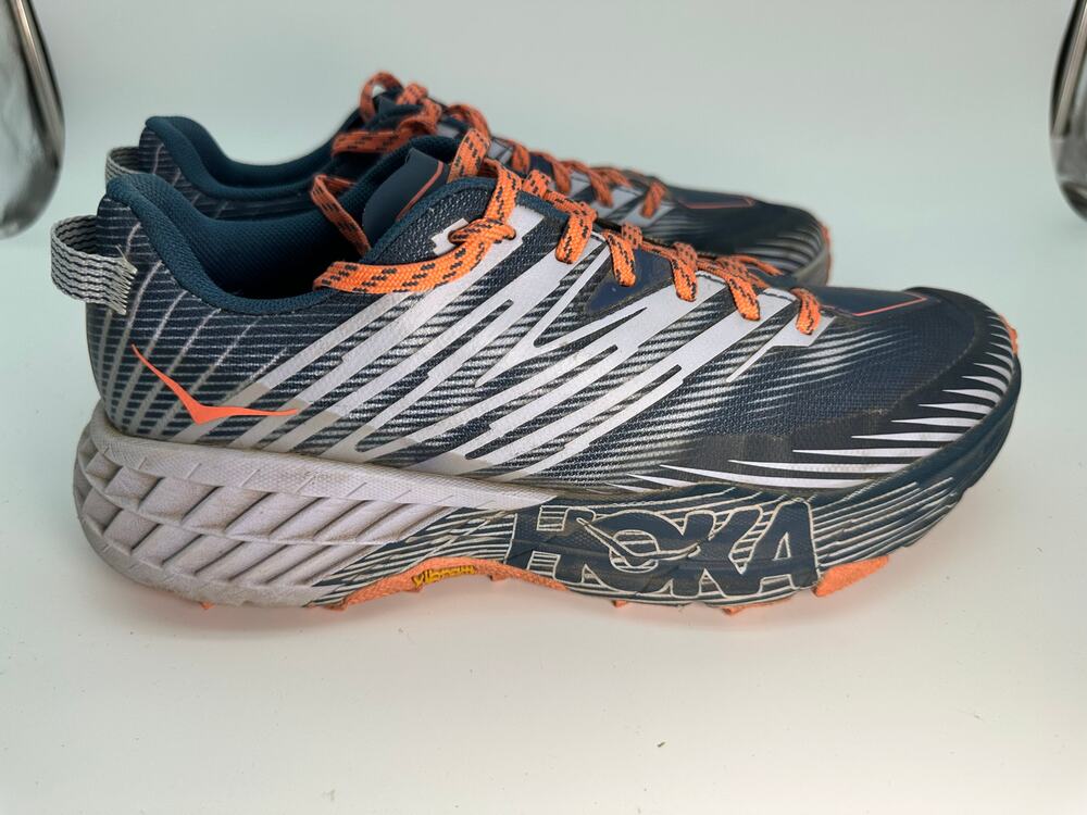 Hoka One One Speedgoat 4 1106527-MBHH Athletic Sneaker Women's 8.5 Blue Mesh Gym